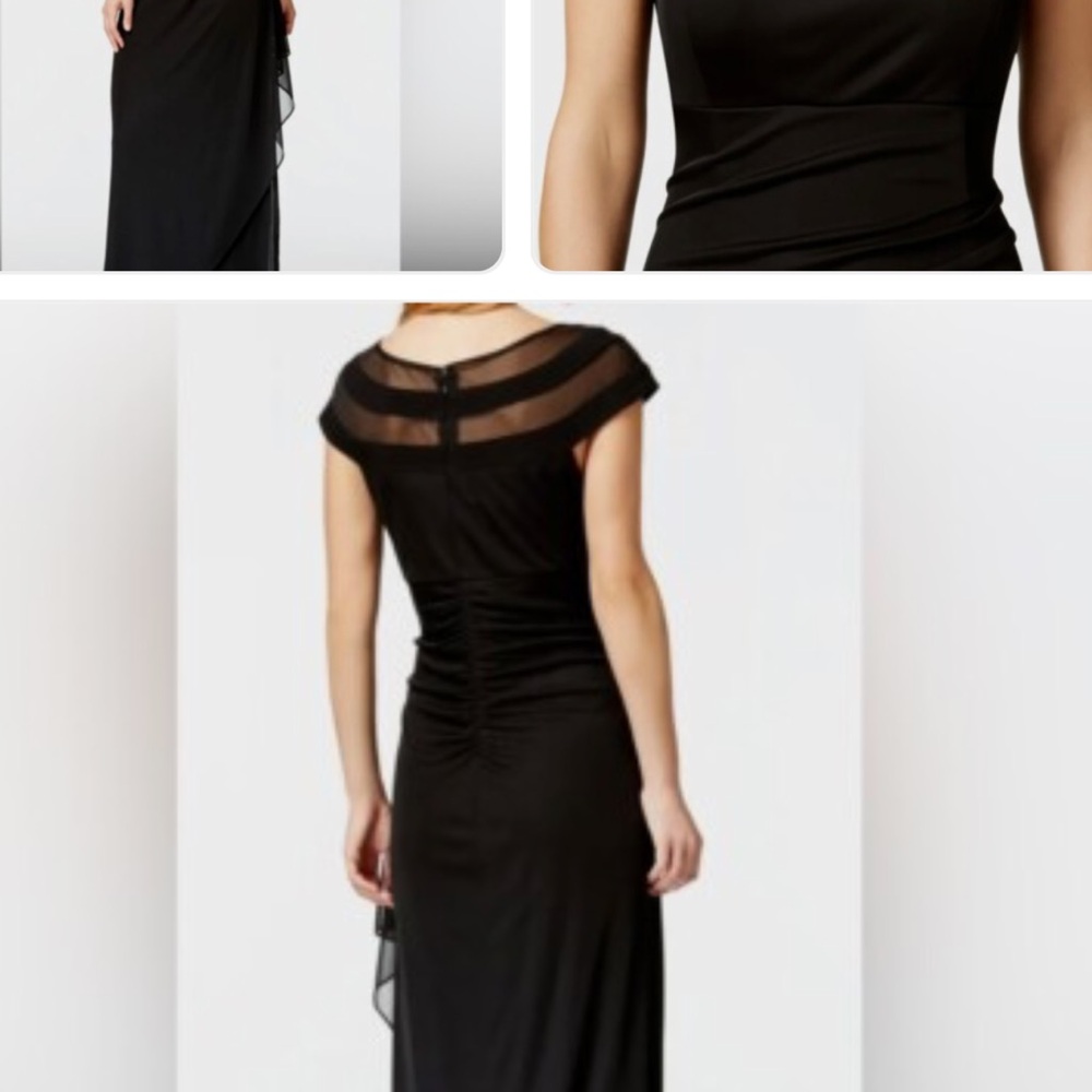MSK Black Evening Dress - Picture 4 of 9